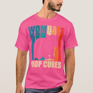 Wombats snoepjes voor een dameslat t-shirt