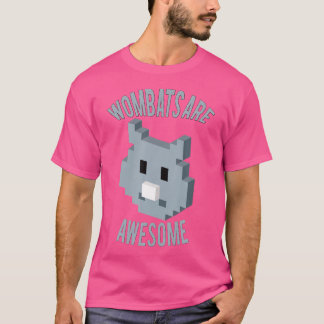 Wombats zijn Geweldige dieren Collectie plezier T-shirt