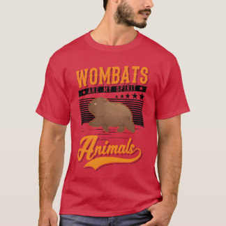Wombats Zijn Mijn Geestdieren vintage T-shirt