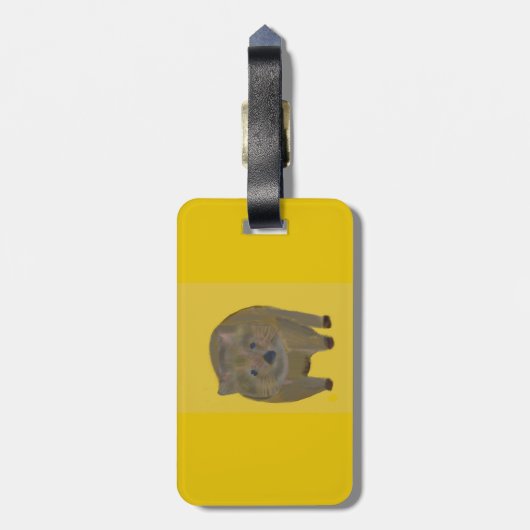 Wombay Bagagelabel (Achterkant verticaal)