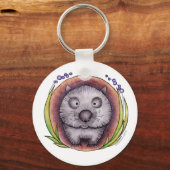 'Wombie' het wombat-Sleutelhanger Sleutelhanger (Voorkant)