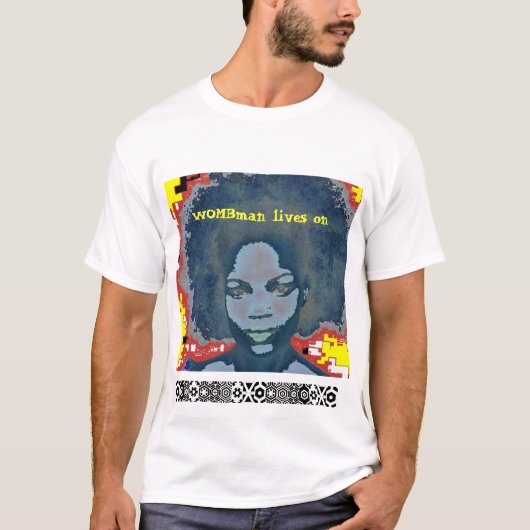 WOMBman leeft voort T-shirt (Voorkant)