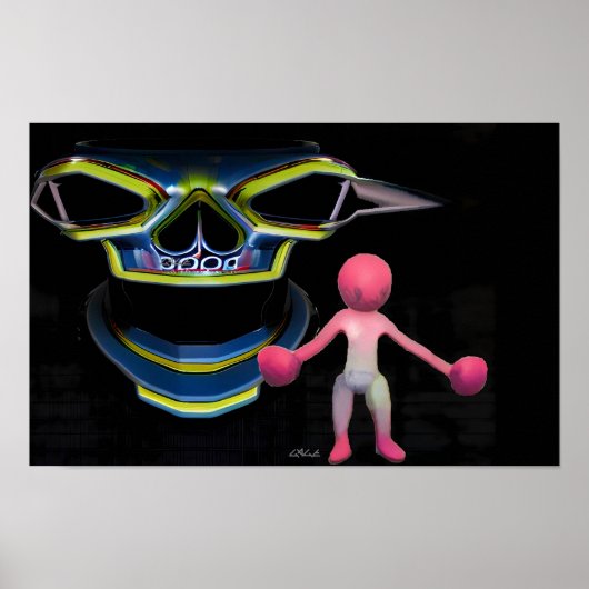 Wombo op de rand van Doom Ken Gage Poster (Voorkant)