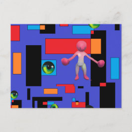 Wombo vaker wel dan niet surrealisme briefkaart