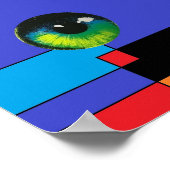 Wombo vaker wel dan niet surrealisme poster (Hoek)