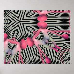 Wombo Vlag van Onafhankelijkheid Surrealisme Poster