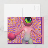 Wombo Ziet het Licht Pop Surrealisme Briefkaart (Voorkant / Achterkant)