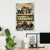 Wombwell's Menagerie Crystal Palace Poster (Thuiskantoor)