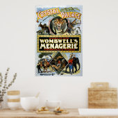 Wombwell's Menagerie Crystal Palace Poster (Keuken)