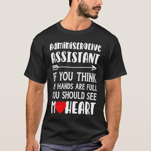 Women Administrative Assistant T-shirt (Voorkant)