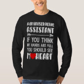 Women Administrative Assistant T-shirt (Voorkant)