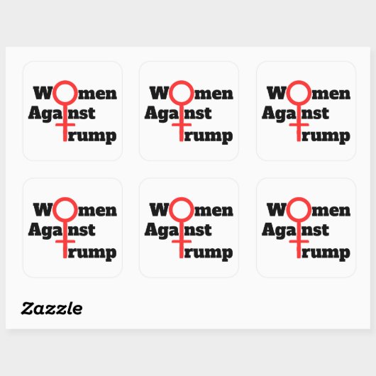 Women Against Trump Sticker (Vel)