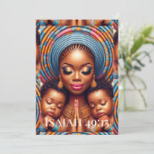 Women and child Isaiah 49:15: Bedankkaart (Staand voorkant)