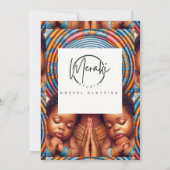 Women and child Isaiah 49:15: Bedankkaart (Achterkant)