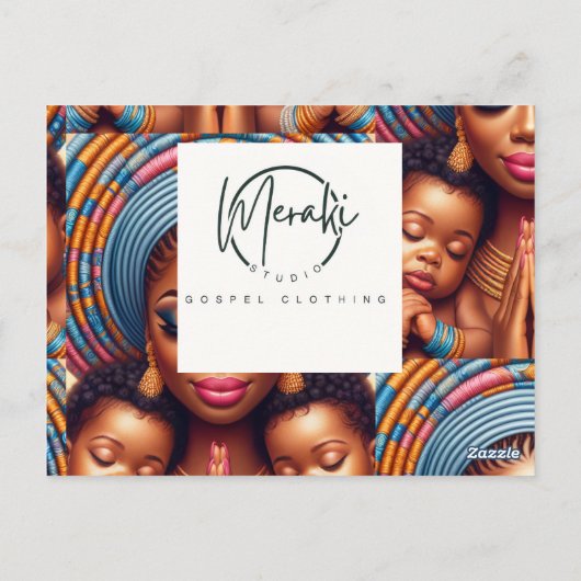 Women and child Isaiah 49:15: Briefkaart (Achterkant)