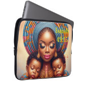 Women and child Isaiah 49:15: Laptop Sleeve (Voorkant Rechts)