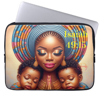 Women and child Isaiah 49:15: Laptop Sleeve