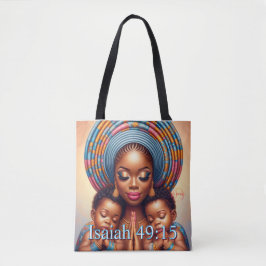 Women and child Isaiah 49:15: Tote Bag