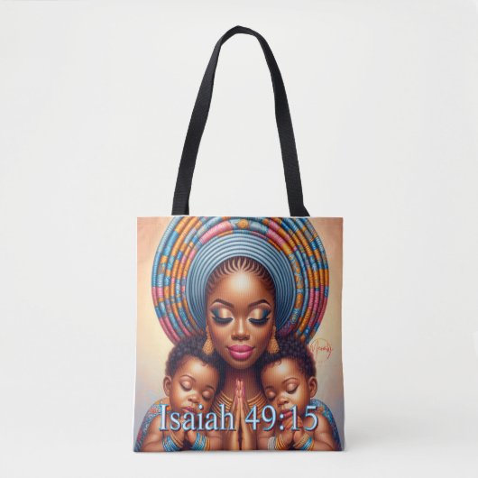 Women and child Isaiah 49:15: Tote Bag (Voorkant)