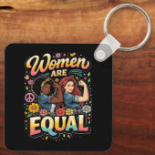 Women Are Equal Sleutelhanger (Achterkant)