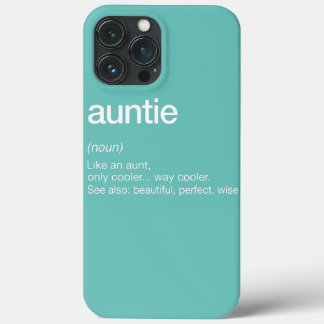 Women Auntie Definition Funny Aunt Mother's Day Case-Mate iPhone Case