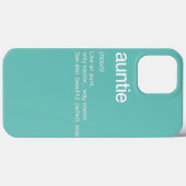 Women Auntie Definition Funny Aunt Mother's Day Case-Mate iPhone Case (Achterkant (horizontaal))