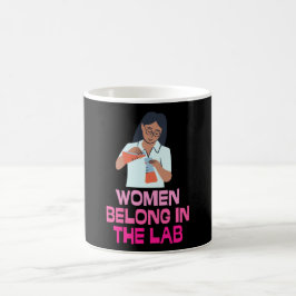 Women Belong In The Lab - Women In Stem Koffiemok