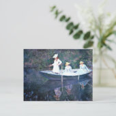 Women Boating - Claude Monet Briefkaart (Staand voorkant)