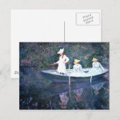 Women Boating - Claude Monet Briefkaart (Voorkant / Achterkant)