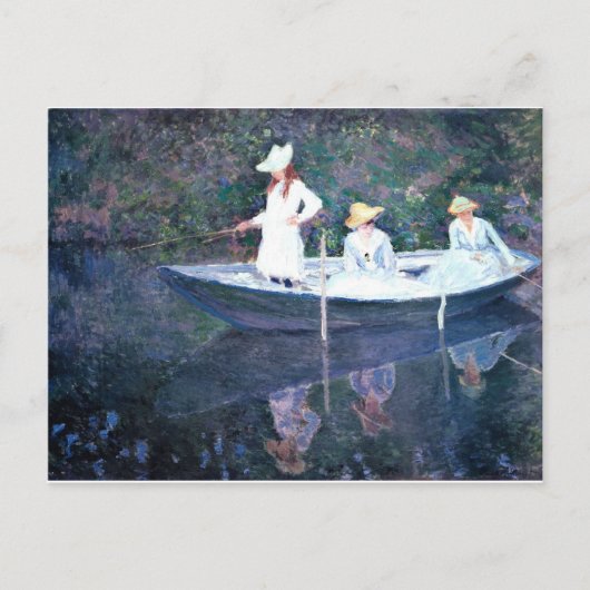 Women Boating - Claude Monet Briefkaart (Voorkant)