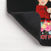 Women Brain Aneurysm Awareness Ribbon Muismat (Hoek)