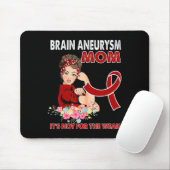 Women Brain Aneurysm Awareness Ribbon Muismat (Met muis)