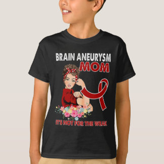 Women Brain Aneurysm Awareness Ribbon T-shirt