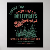 Women Caring For Special Deliveries Nicu Nurse Chr Poster (Voorkant)