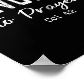 Women Christian Shirts Devoted To Prayer Bible Wor Poster (Hoek)