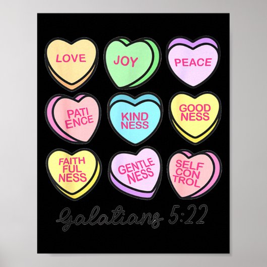 Women Christian Valentine Galatians Conversation H Poster (Voorkant)