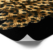 Women Coquette Bow Leopard Christmas Tree Xmas Hol Poster (Hoek)