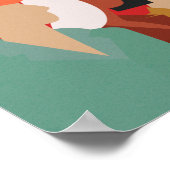 Women Diversity - Mid-Century Modern, Empowered Poster (Hoek)