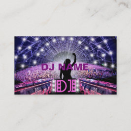 Women DJ visitekaartje