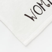 Women Don't Owe You  Fleece Deken (Hoek)