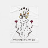 Women Don't Owe You  Fleece Deken (Voorkant)