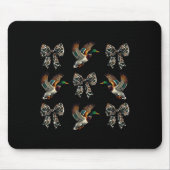 Women Duck Hunting Season Camo Coquette Bows Hunti Muismat (Voorkant)