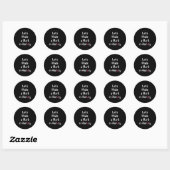Women Empowerment Quote - Feministische leider Ronde Sticker (Vel)