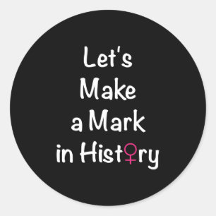 Women Empowerment Quote - Feministische leider Ronde Sticker