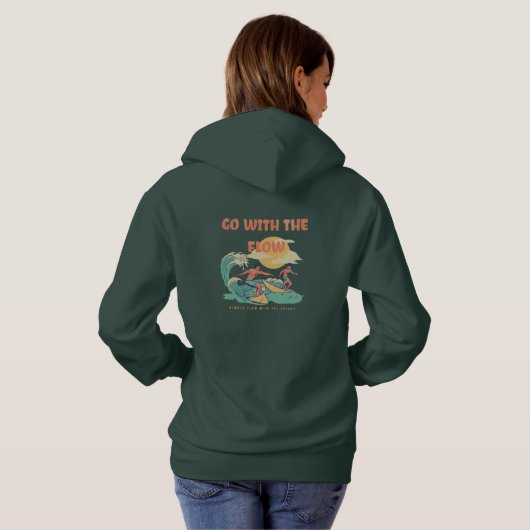 Women Energy Flow Lessons Learn Hoodie  (Achterkant volledig)