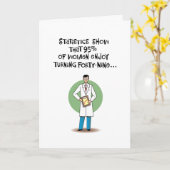 Women Enjoy Turning 49 Birthday Kaart (Gele Bloem)