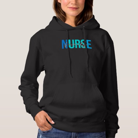 Women family Nurse  For Nursing Student Hoodie (Voorkant)