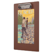 Women Fly Fishing - Glacier National Park, MT Klembord (Links)