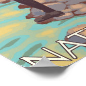 Women Fly Fishing - Glacier National Park, MT Poster (Hoek)