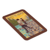 Women Fly Fishing - Payette River Magneet (Rechterzijde)